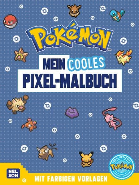 Pokémon Activity-Buch: Mein cooles Pixel-Malbuch