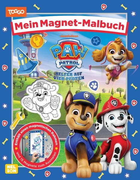 PAW Patrol Kindergartenheft: Mein Magnet-Malbuch