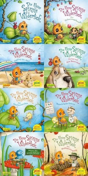 Pixi-8er-Set 313: Die kleine Spinne Widerlich (8x1 Exemplar)