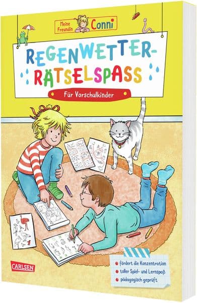 Conni Gelbe Reihe (Beschäftigungsbuch): Regenwetter-Rätselspaß für Vorschulkinder