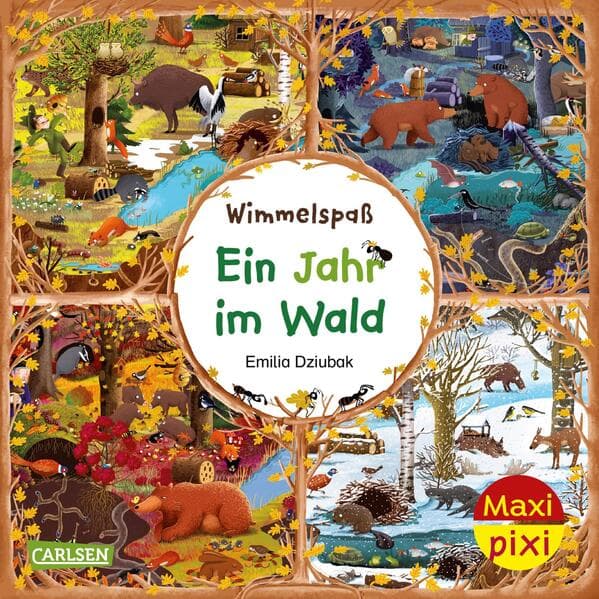 Maxi Pixi 521: VE 5: Wimmelspaß. Ein Jahr im Wald (5 Exemplare)