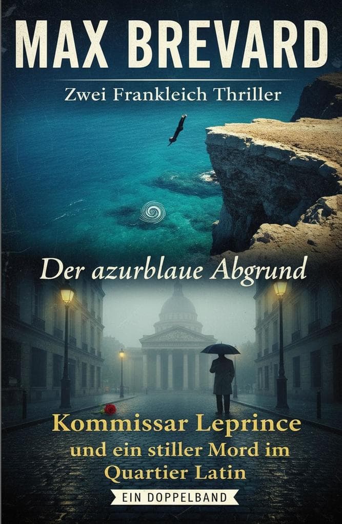 Zwei Frankreich Thriller: Der azurblaue Abgrund / Kommissar Leprince und ein stiller Mord im Quartier Latin