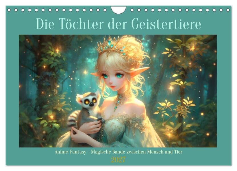 Die Töchter der Geistertiere (Wandkalender 2027 DIN A4 quer), CALVENDO Monatskalender
