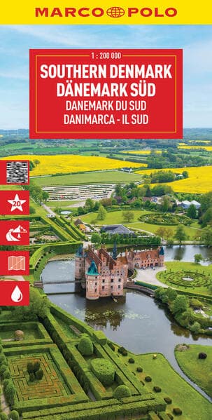 MARCO POLO Reisekarte Dänemark Süd 1:200.000