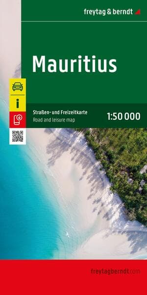 freytag & berndt Straßenkarte Mauritius 1:50.000