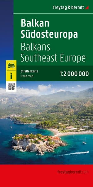 freytag & berndt Straßenkarte Balkan - Südosteuropa 1:2 Mio.