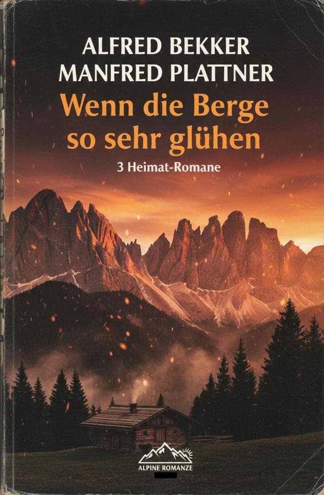 Wenn die Berge so sehr glühen: 3 Heimat-Romane