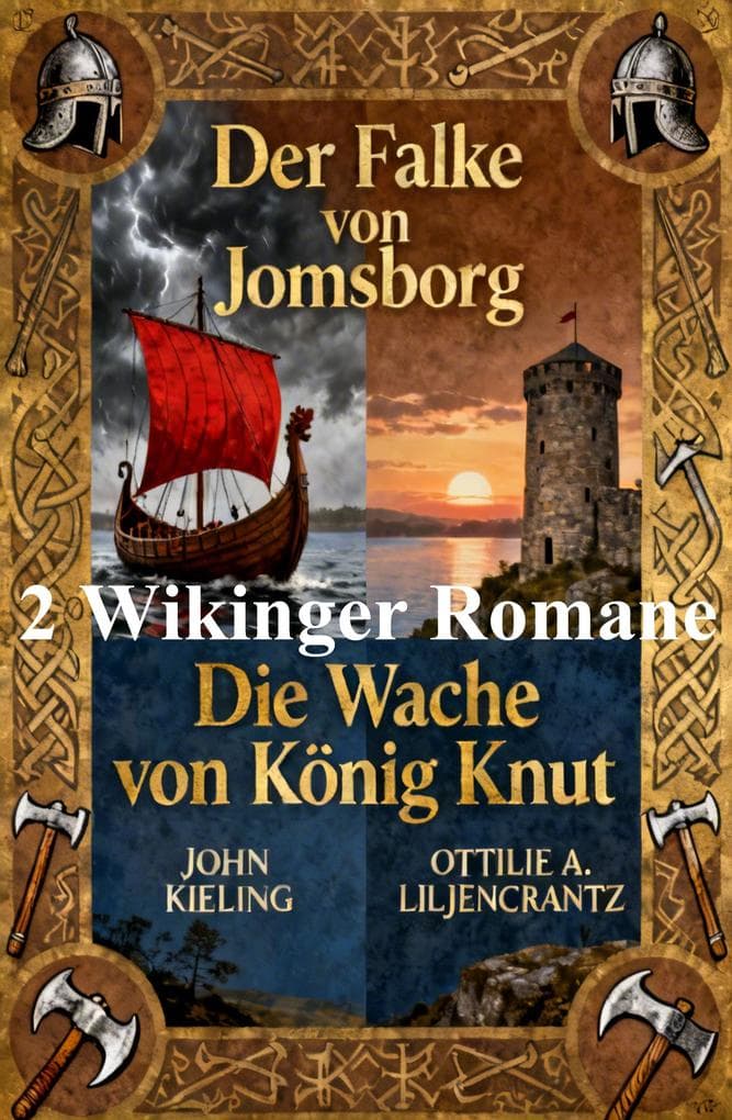 Zwei Wikinger Romane: Der Falke von Jomsborg / Die Wache von König Knut