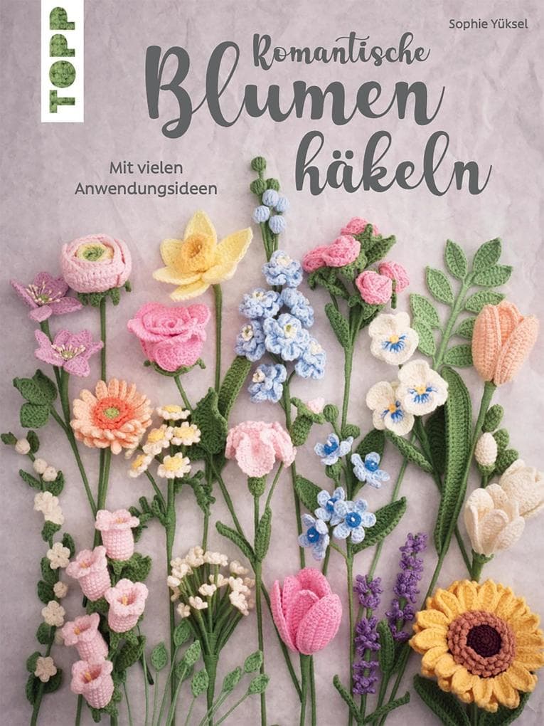 Romantische Blumen häkeln