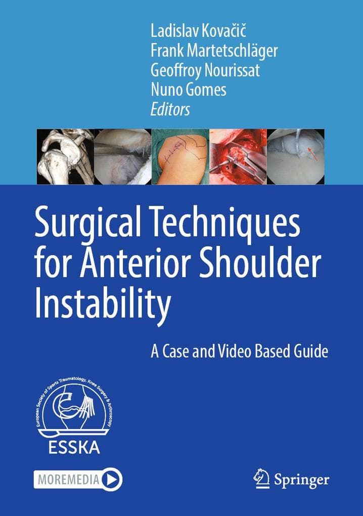 Surgical Techniques for Anterior Shoulder Instability