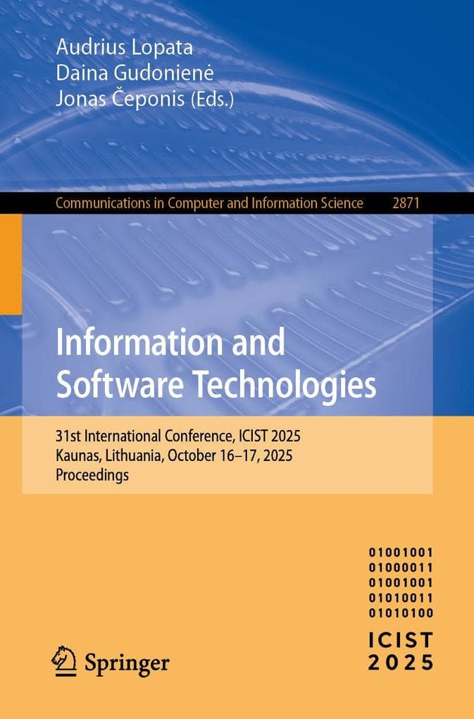 Information and Software Technologies