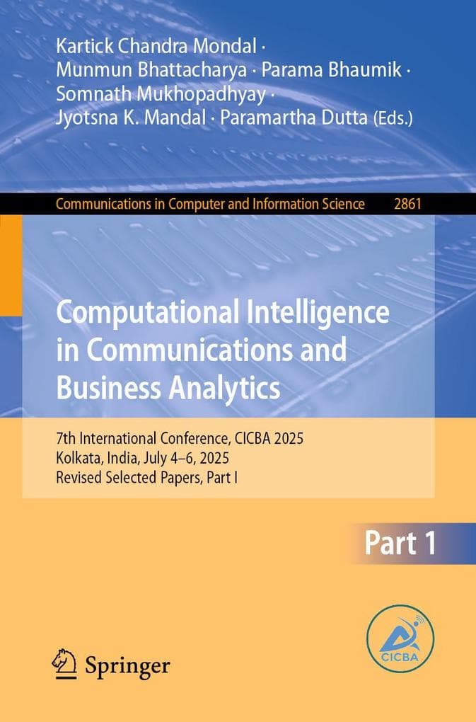 Computational Intelligence in Communications and Business Analytics
