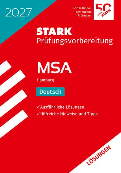 STARK Lösungen zu Deutsch - MSA 2027 Hamburg - Prüfungsvorbereitung