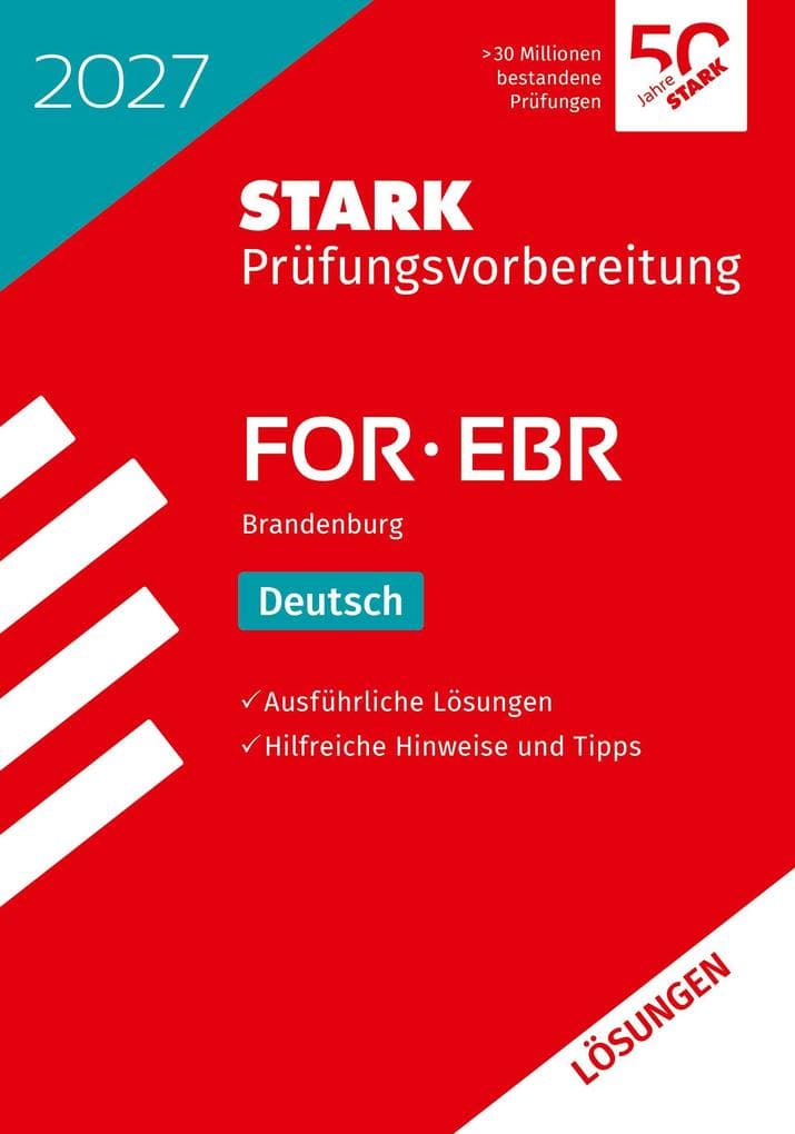 STARK Lösungen zu Deutsch - FOR/EBR 2027 Brandenburg - Prüfungsvorbereitung