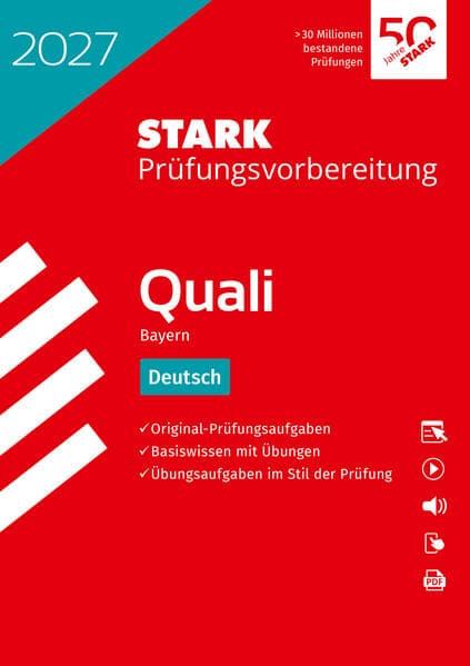 STARK Deutsch 9. Klasse - Quali Mittelschule 2027 Bayern - Prüfungsvorbereitung