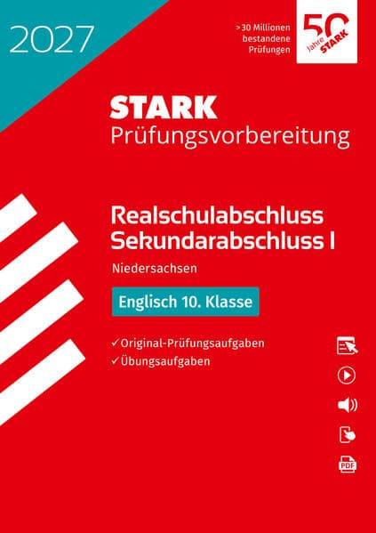 STARK Englisch - Realschulabschluss 2027 Niedersachsen - Prüfungsvorbereitung