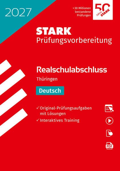 STARK Deutsch - Realschulabschluss 2027 Thüringen - Prüfungsvorbereitung
