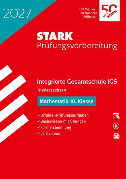 STARK Mathematik 10. Klasse - Integrierte Gesamtschule (IGS) 2027 Niedersachsen - Prüfungsvorbereitung
