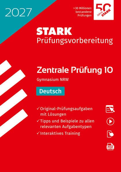 STARK Deutsch 10. Klasse - Zentrale Prüfung (ZP10) Gymnasium 2027 NRW - Prüfungsvorbereitung