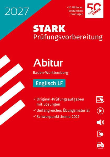 STARK Englisch LF - Abitur 2027 BW - Prüfungsvorbereitung