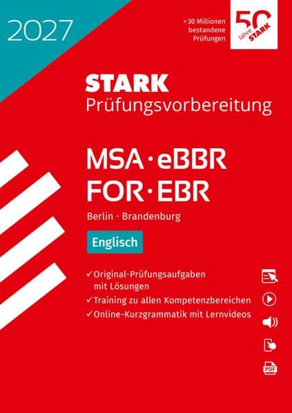 STARK Englisch - MSA/eBBR Berlin - FOR/EBR Brandenburg 2027 - Prüfungsvorbereitung