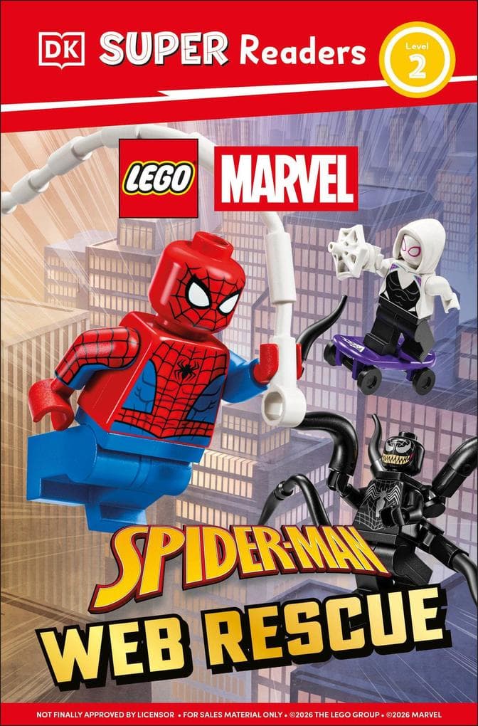 DK Super Readers Level 2 Lego Spider-Man Web Rescue