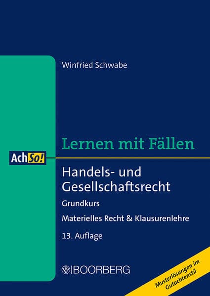 Handels- und Gesellschaftsrecht