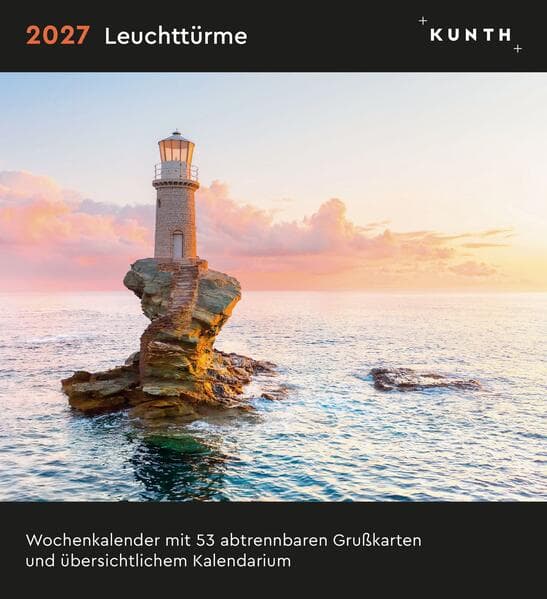 Leuchttürme - KUNTH Postkartenkalender 2027