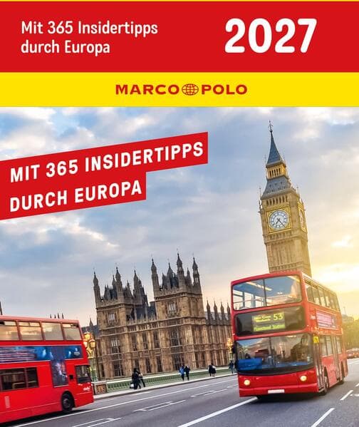 Abreißkalender MARCO POLO: Mit 365 Insidertipps durch Europa 2027