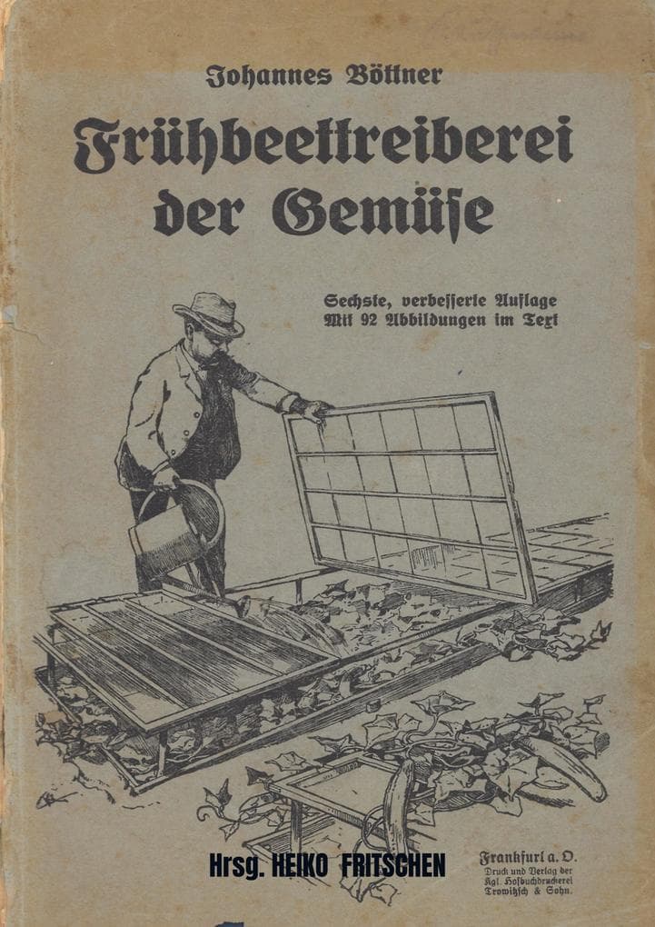 Frühbeettreiberei der Gemüse