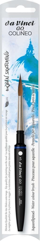 da Vinci Pinsel GO COLINEO Reise-Aquarellpinsel, rund, Pinsel, Größe 5