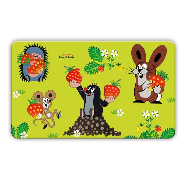 TRÖTSCH - Der kleine Maulwurf Frühstücksbrettchen Erdbeeren