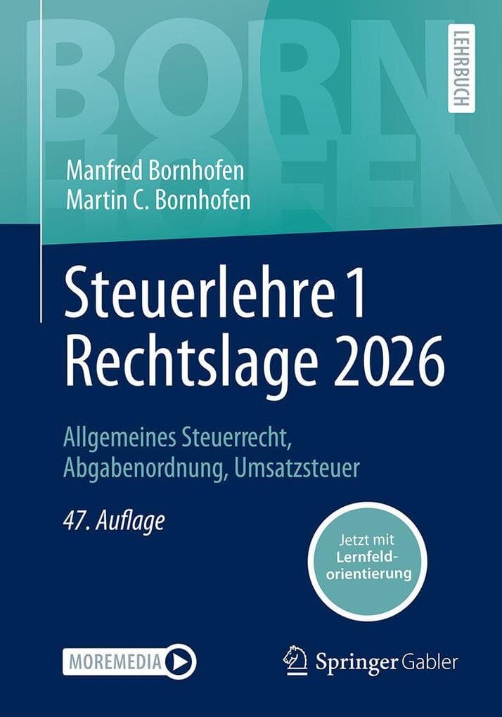 Steuerlehre 1 Rechtslage 2026