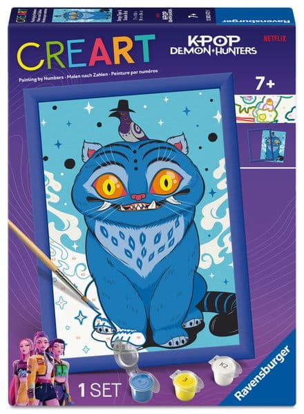 CreArt Kids 18x24cm KPop Demon Hunters - Derpy Tiger & Sussie Bird