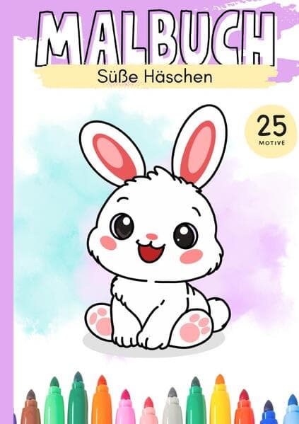 Malbuch - Süße Häschen