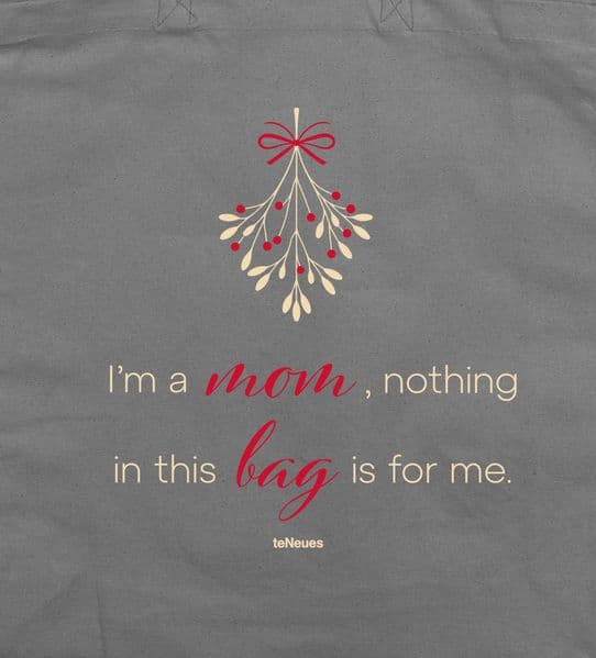 Weihnachten Mom, grau