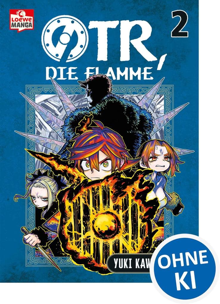 Otr, die Flamme 02: Ein sympathischer Held, der mit Stärke und Güte kämpft - Dynamischer Fantasy-Action-Manga mit Wikinger-Ästhetik