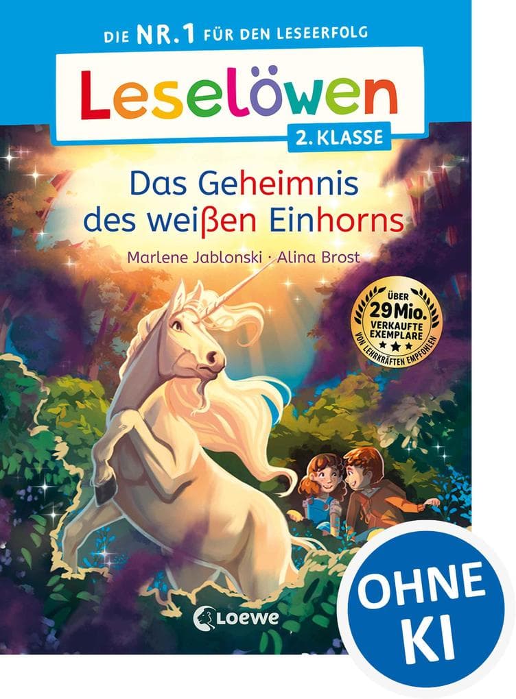 Leselöwen 2. Klasse - Das Geheimnis des weißen Einhorns