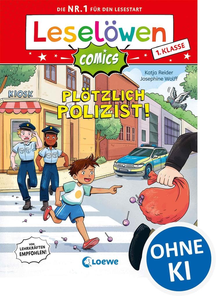 Leselöwen Comics 1. Klasse - Plötzlich Polizist