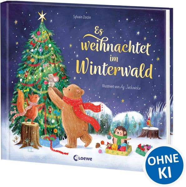 Es weihnachtet im Winterwald: Zauberhaftes Bilderbuch für gemütliche Adventsmomente und über die Bedeutung von Freundschaft - Perfektes Geschenk für Kinder ab 3 Jahren