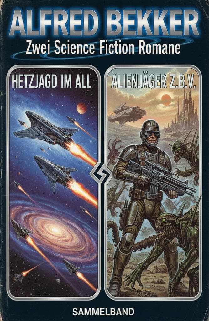 Zwei Science Fiction Romane: Hetzjagd im All / Alienjäger z.b.V.