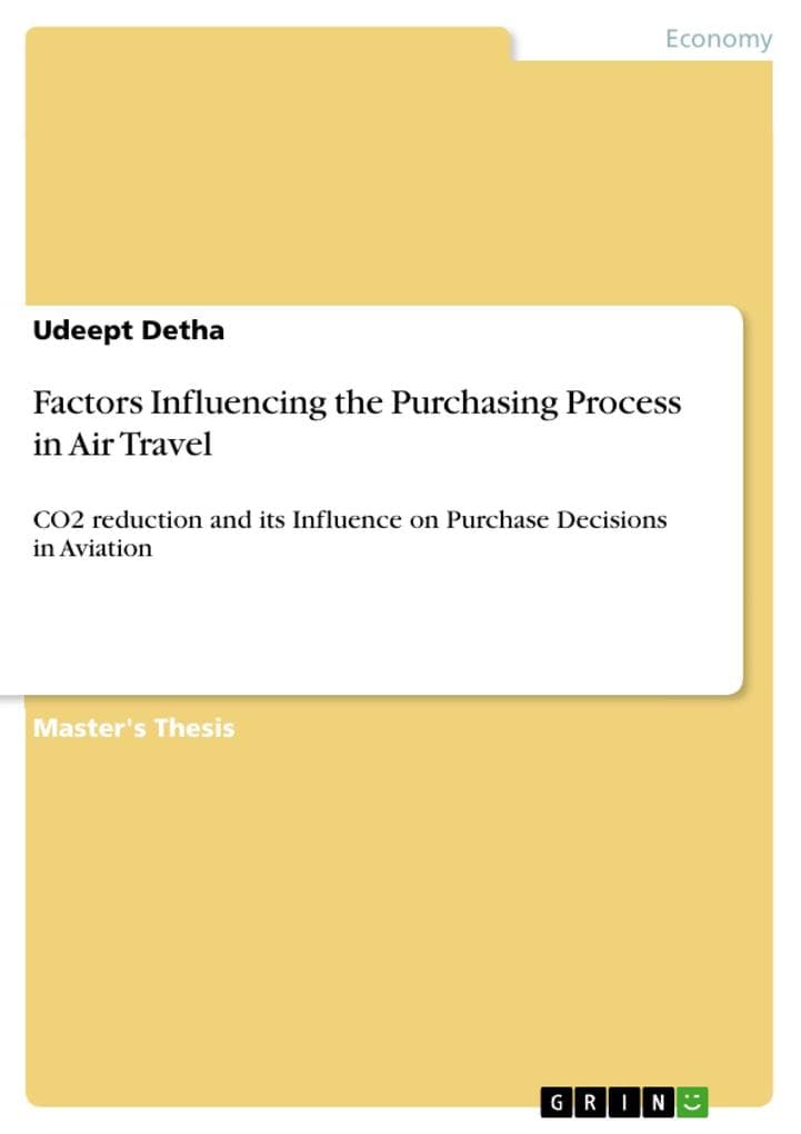 Factors Influencing the Purchasing Process in Air Travel