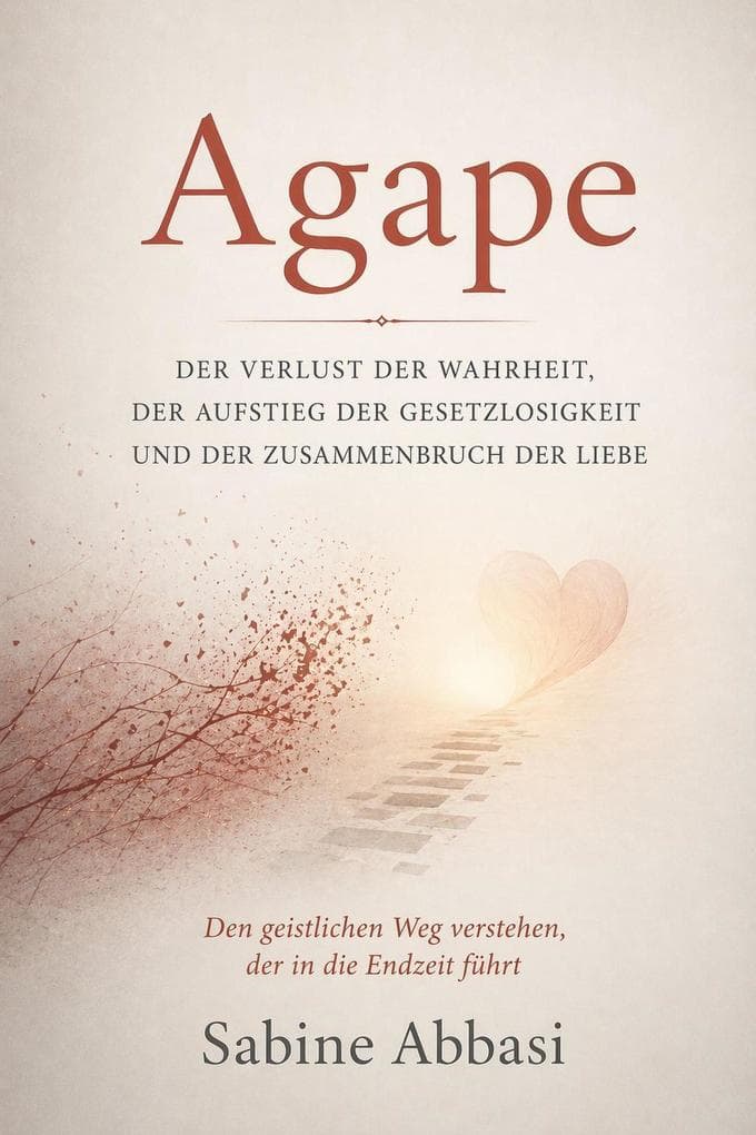 Agape: Der Verlust der Wahrheit, der Aufstieg der Gesetzlosigkeit und der Zusammenbruch der Liebe. Den geistlichen Weg verstehen, der in die Endzeit führt
