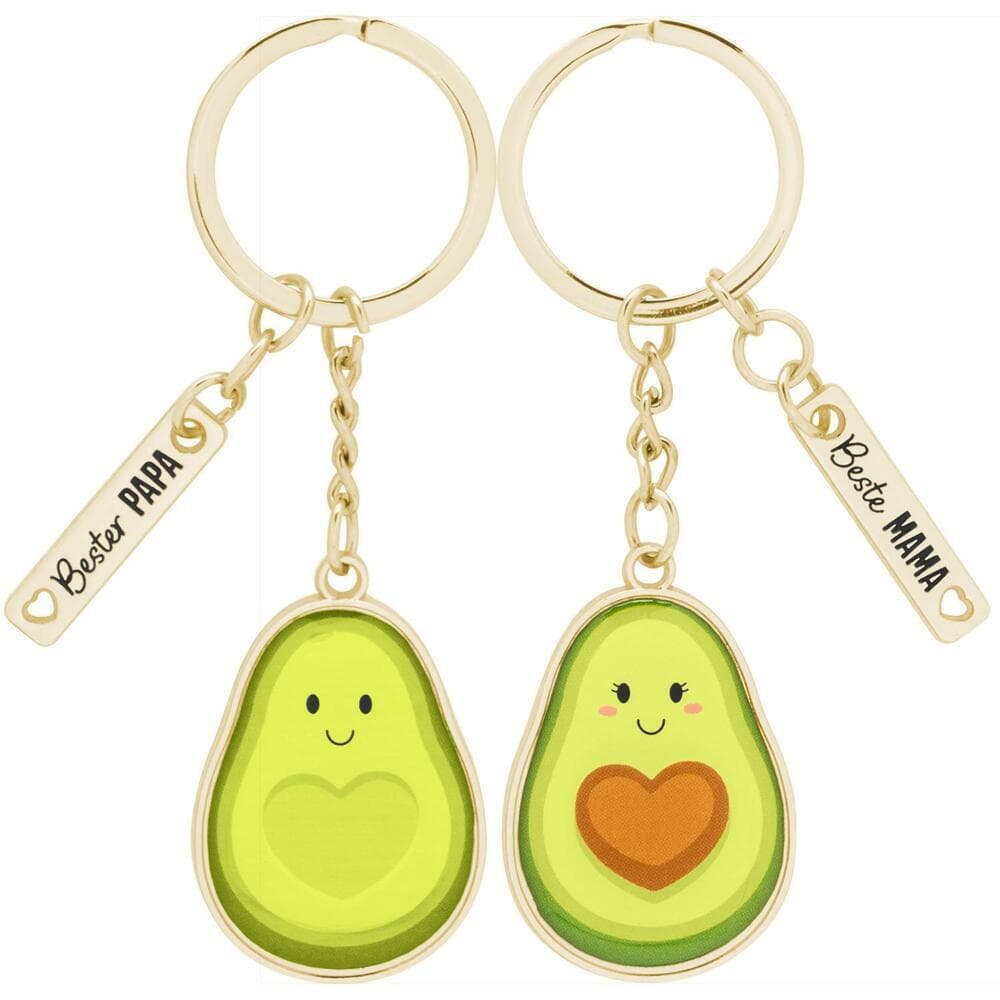Paar-Schlüsselanhänger "Avocado"