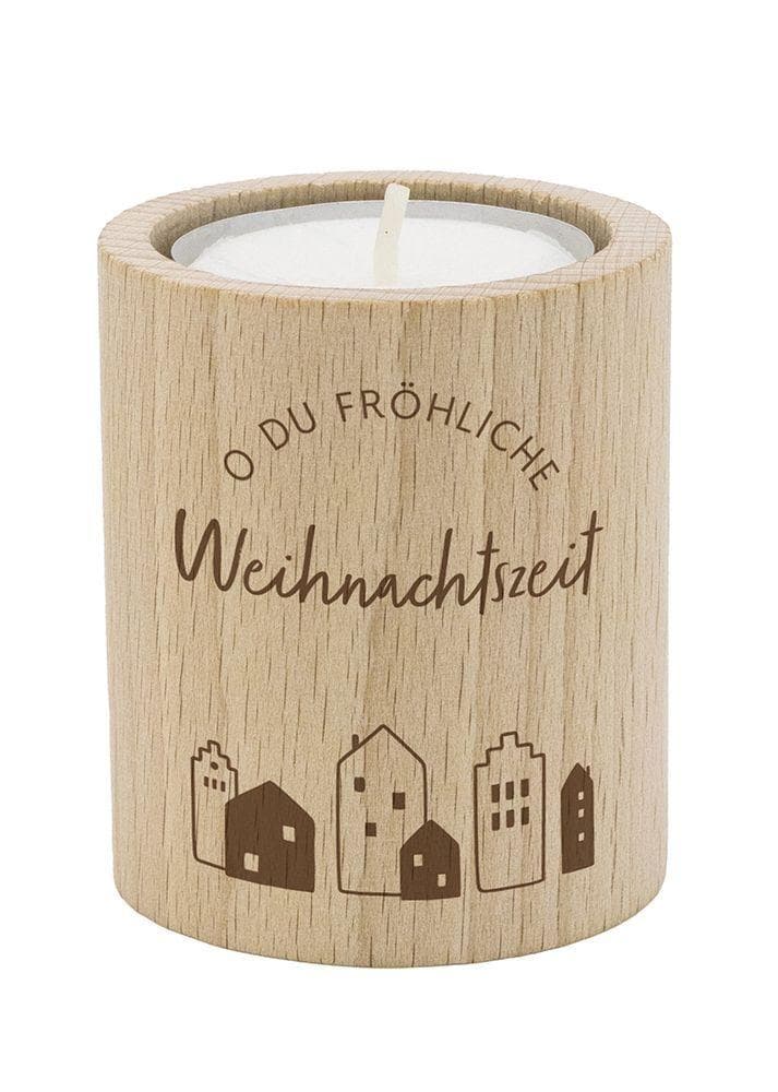 O du fröhliche Weihnachtszeit - Teelichthalter