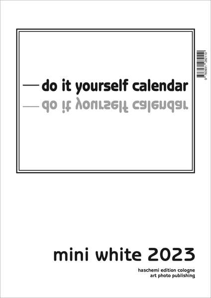 Mini White 2026 Blanko Mini A4 Format