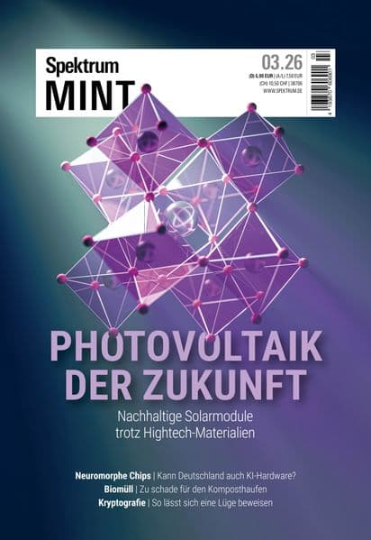 Spektrum MINT 3/2026 - Photovoltaik der Zukunft