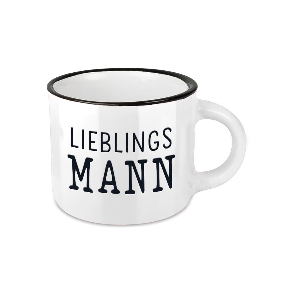 Espresso-Tasse Vintage Lieblingsmann