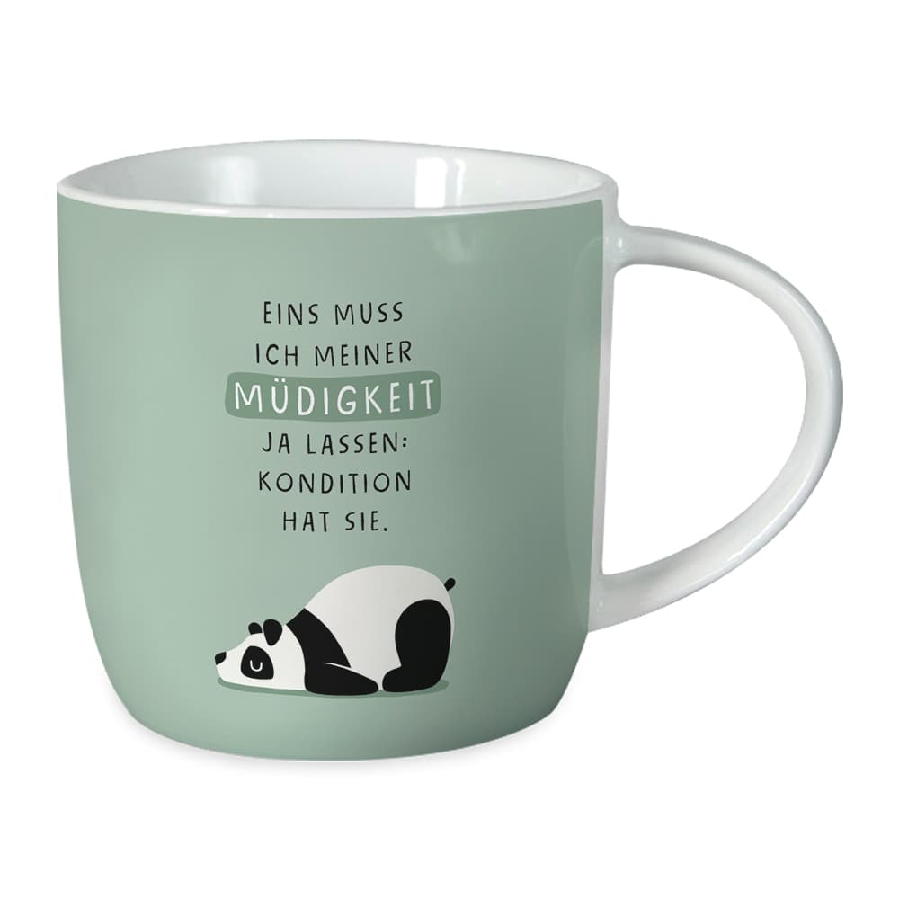 Tasse Gute Laune Müdigkeit
