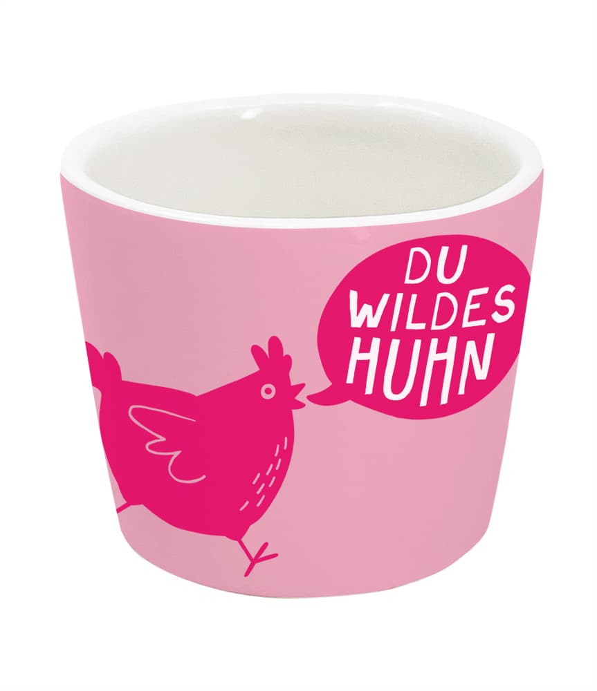 Eierbecher Gute Laune Du wildes Huhn